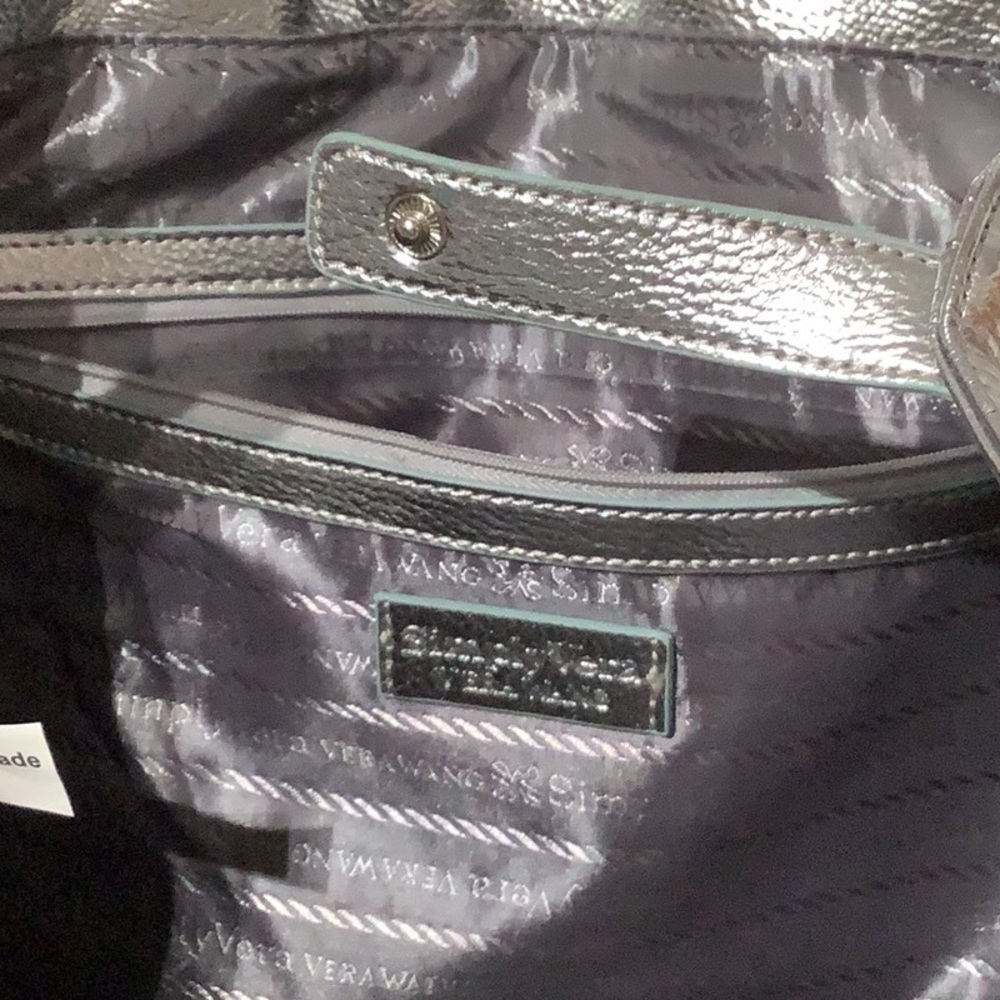 Simply Vera NWT - ice blue silver combination Bag - Picture 3 of 5
